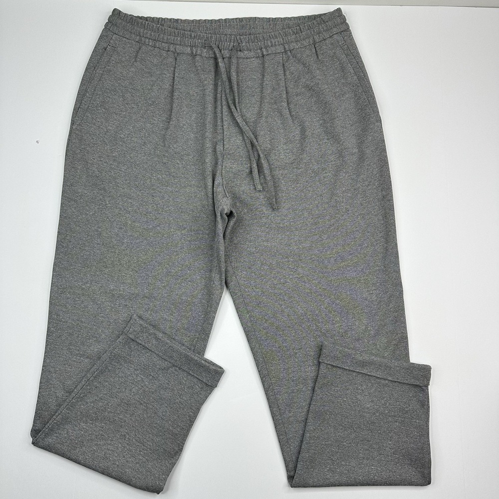 Zara Men's Gray Athleisure Comfort Business Casual Cuffed Joggers XL/W34/L28.5